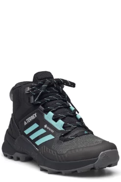 adidas Performance Terrex Swift R3 Mid GORE-TEX Hiking Boots W Hiking Shoes For Women Cblack/grefiv/acired -sport shoes online shop adigz3043 ccblackmintongrefiv