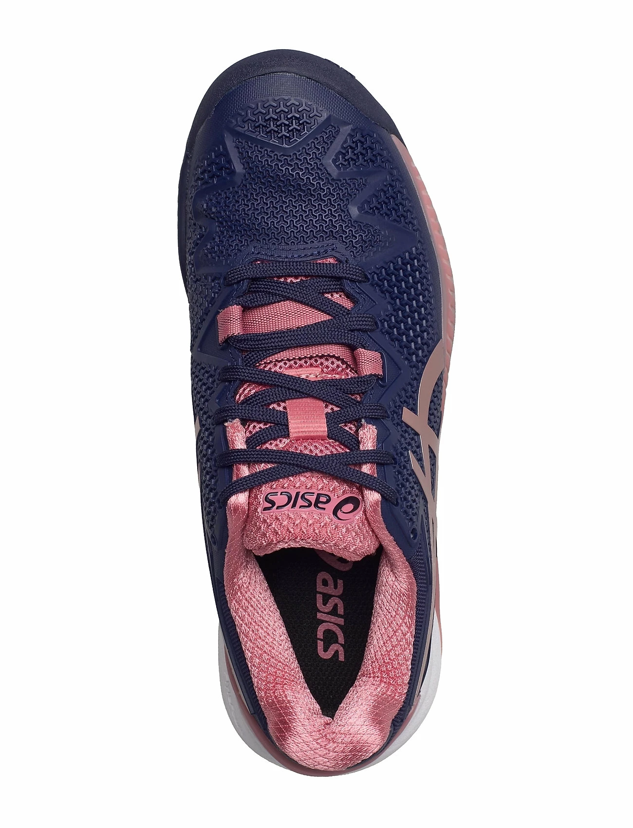 Asics GEL-RESOLUTION 8 CLAY Racketsports Shoes For Women White/lapis Lazuli Blue 4 Asics GEL-RESOLUTION 8 CLAY Racketsports Shoes For Women White/lapis Lazuli Blue - Image 4