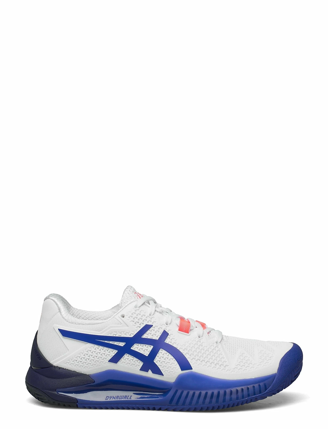 Asics GEL-RESOLUTION 8 CLAY Racketsports Shoes For Women White/lapis Lazuli Blue 12 Asics GEL-RESOLUTION 8 CLAY Racketsports Shoes For Women White/lapis Lazuli Blue - Image 12