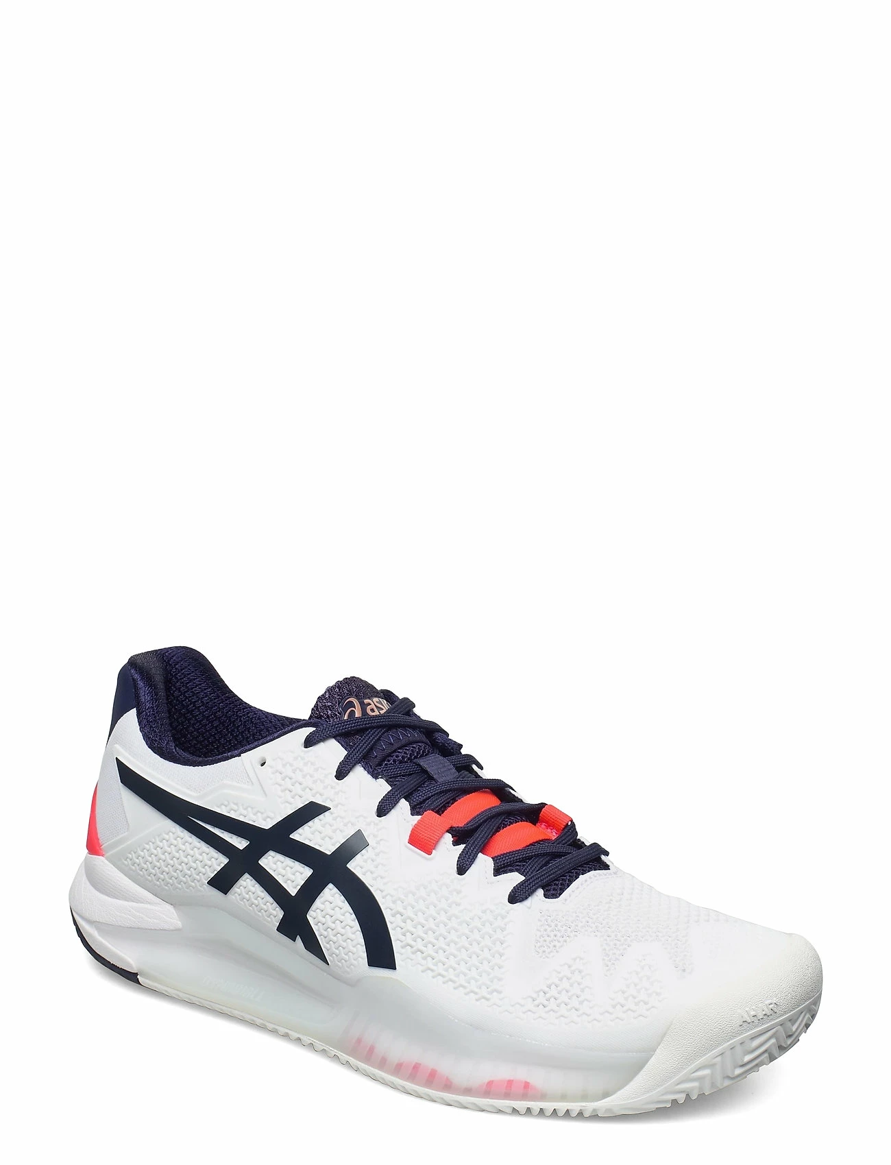 Asics GEL-RESOLUTION 8 CLAY Racketsports Shoes For Women White/lapis Lazuli Blue 17 Asics GEL-RESOLUTION 8 CLAY Racketsports Shoes For Women White/lapis Lazuli Blue - Image 17