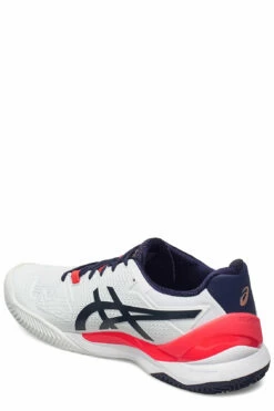 Asics GEL-RESOLUTION 8 CLAY Racketsports Shoes For Women White/lapis Lazuli Blue 25 Asics GEL-RESOLUTION 8 CLAY Racketsports Shoes For Women White/lapis Lazuli Blue -sport shoes online shop asi1042a070 cwhitepeacoat 2