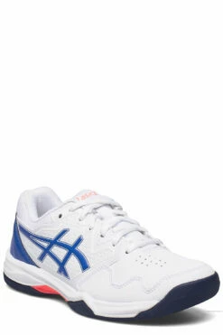 Asics GEL-DEDICATE 7 INDOOR Racketsports Shoes For Women White/lapis Lazuli Blue -sport shoes online shop asi1042a166 cwhitelapislazuliblue v101 1