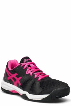 Asics GEL-PADEL PRO 5 Racketsports Shoes For Women Black/pink Glo -sport shoes online shop asi1042a200 cblackpinkglo v001 1