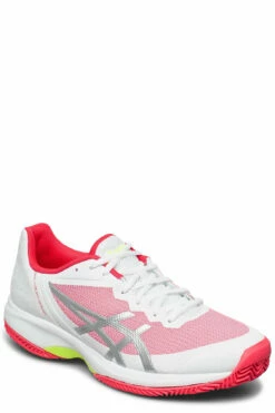Asics GEL-COURT SPEED CLAY Racketsports Shoes For Women White/laser Pink