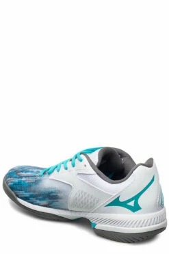 Mizuno WAVE EXCEED TOUR 4 AC W Racketsports Shoes For Women White / Scuba Blue / Quiet Shade -sport shoes online shop izu61ga2071 c2546966328 2
