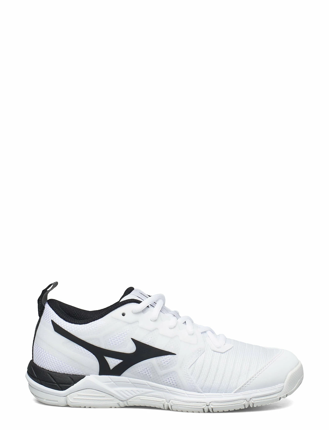 Mizuno WAVE SUPERSONIC 2(U) Indoor Sports Shoes For Men White / Black 2 Mizuno WAVE SUPERSONIC 2(U) Indoor Sports Shoes For Men White / Black - Image 2