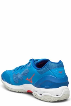 Mizuno WAVE STEALTH V Indoor Sports Shoes For Men Frenchblue/wht/ired -sport shoes online shop izux1ga1800 cfrenchbluewhtired 2
