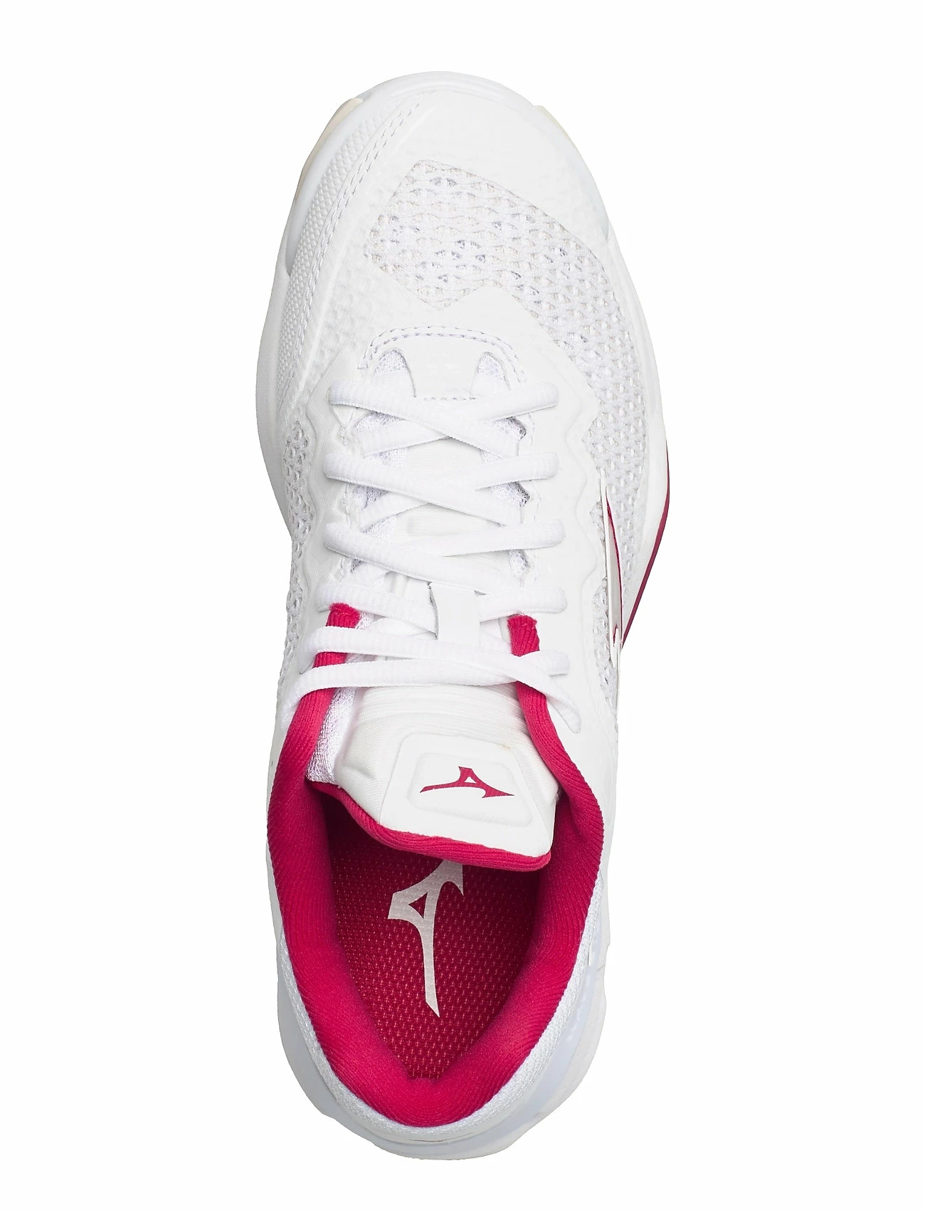 Mizuno WAVE STEALTH V(W) Indoor Sports Shoes For Women Wht/whtsand/persianred 4 Mizuno WAVE STEALTH V(W) Indoor Sports Shoes For Women Wht/whtsand/persianred - Image 4