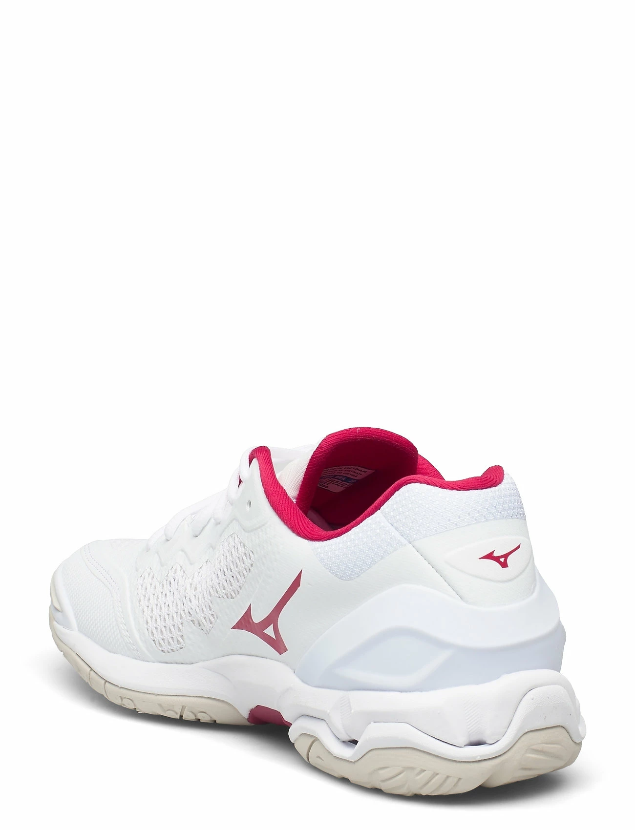 Mizuno WAVE STEALTH V(W) Indoor Sports Shoes For Women Wht/whtsand/persianred 10 Mizuno WAVE STEALTH V(W) Indoor Sports Shoes For Women Wht/whtsand/persianred - Image 10