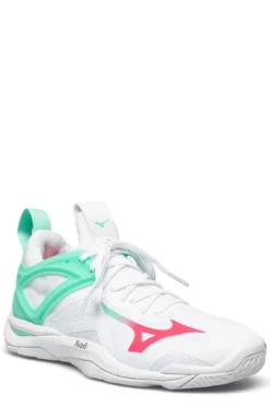 Mizuno WAVE MIRAGE 3(W) Indoor Sports Shoes For Women White/fierycoral2/iceg 11 Mizuno WAVE MIRAGE 3(W) Indoor Sports Shoes For Women White/fierycoral2/iceg -sport shoes online shop izux1gb1950 cwhitefierycoral2iceg 1