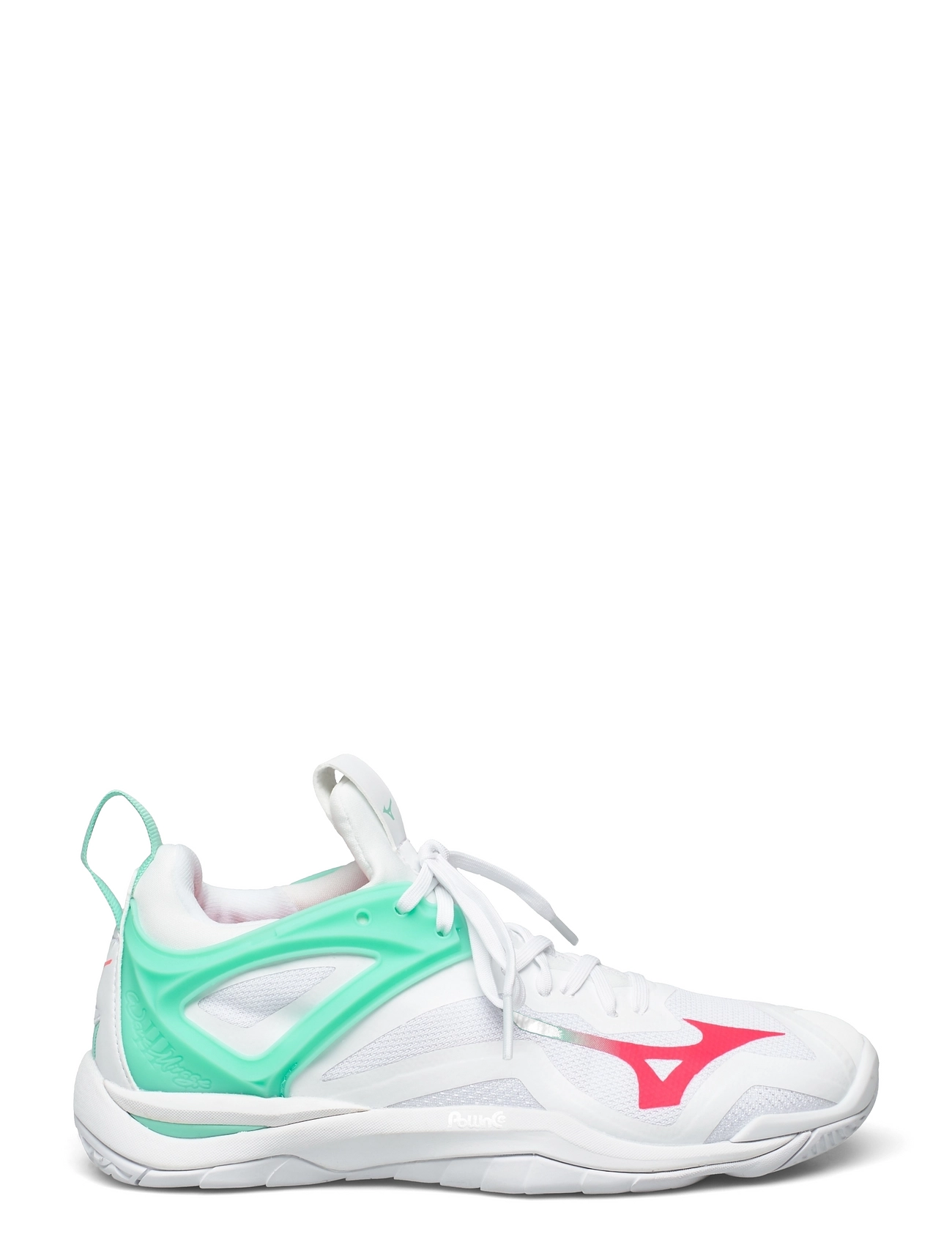 Mizuno WAVE MIRAGE 3(W) Indoor Sports Shoes For Women White/fierycoral2/iceg 2 Mizuno WAVE MIRAGE 3(W) Indoor Sports Shoes For Women White/fierycoral2/iceg - Image 2