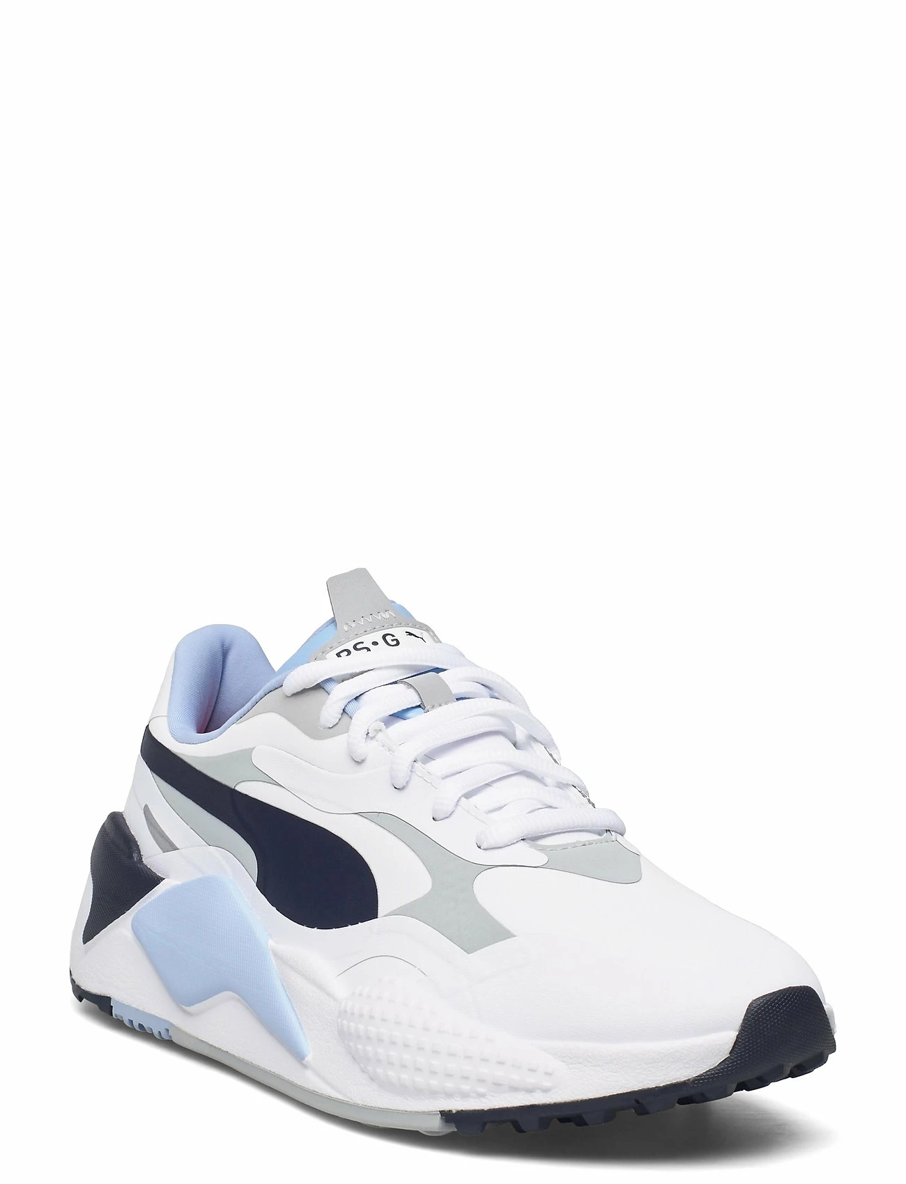 PUMA Golf RS-G Golf Shoes For Men Puma White-quiet Shade-quarry 1 PUMA Golf RS-G Golf Shoes For Men Puma White-quiet Shade-quarry