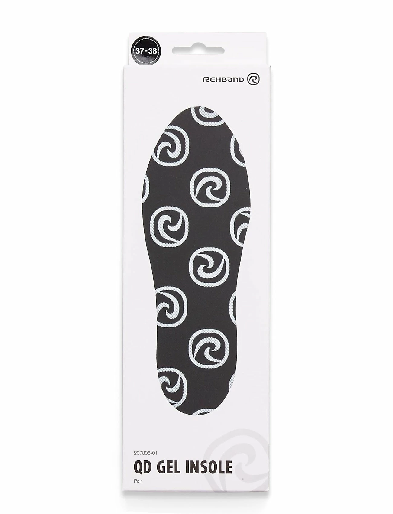 Rehband QD Gel-Insole Running Shoes For Men Black 1 Rehband QD Gel-Insole Running Shoes For Men Black