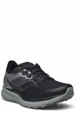 Saucony RIDE 14 RUNSHIELD Running Shoes For Women Black/gravel