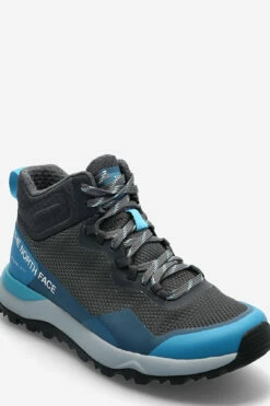 The North Face W ACTIVIST MID FTRLT Hiking Shoes For Women Zinc Grey/maui Blue