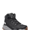 The North Face W VECTIV FP MID FL Hiking Shoes For Women Asphalt Grey/tnf Black